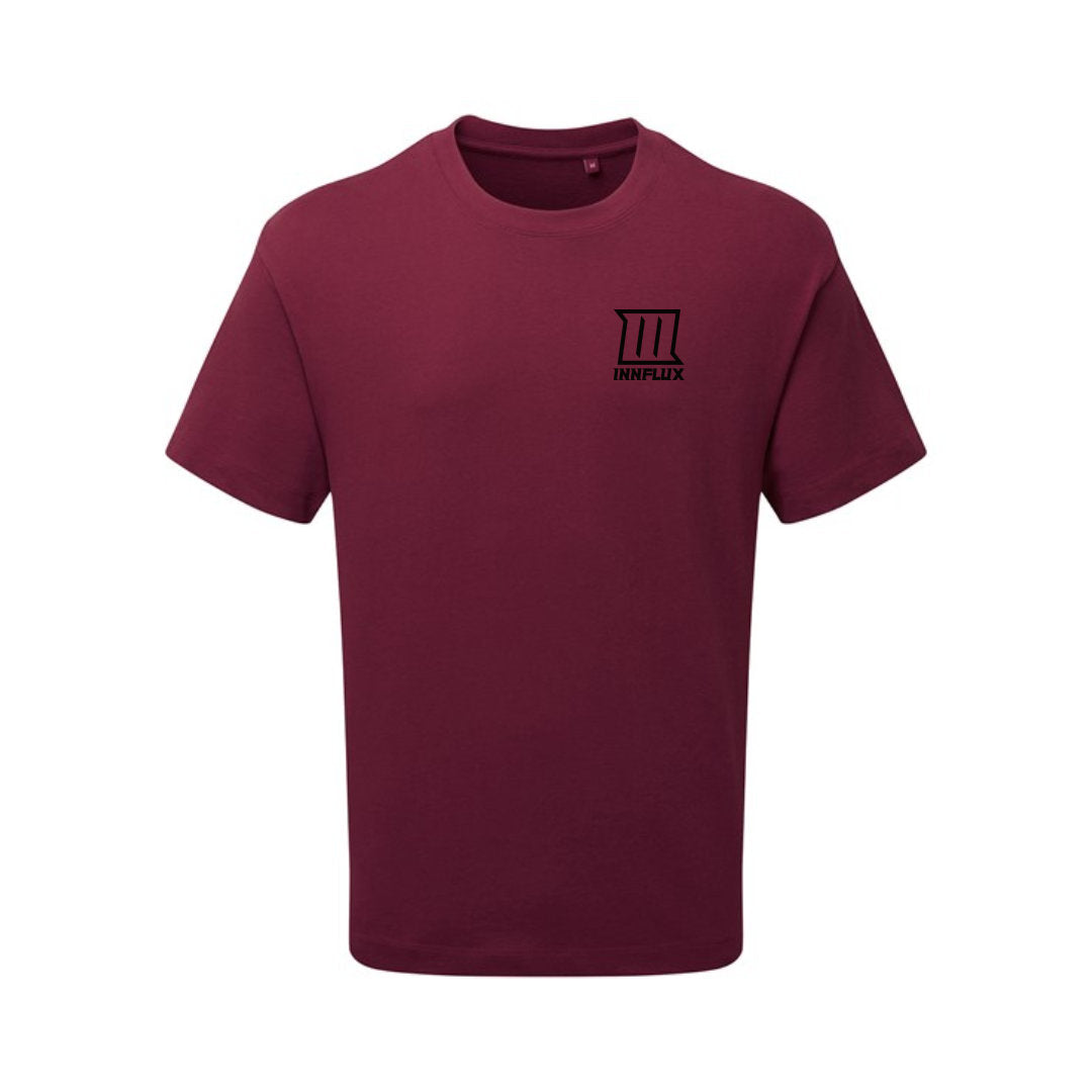 Heavy weight T shirt Burgundy