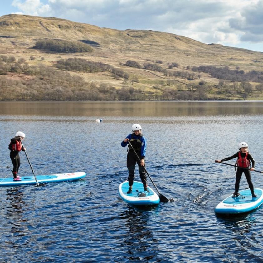 Paddle boarding