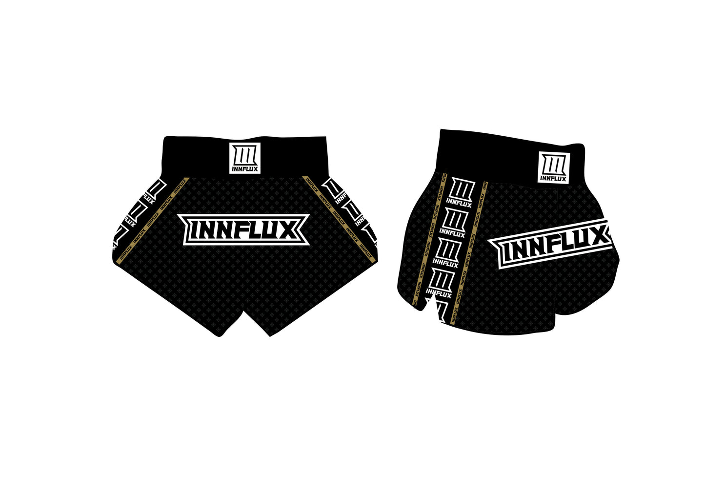 Thai shorts Black/Gold