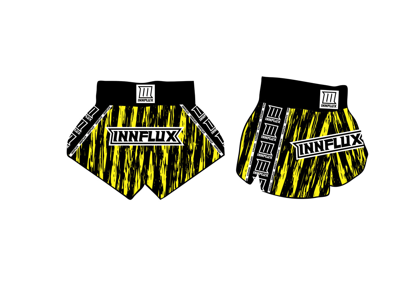 Thai shorts Black/Yellow