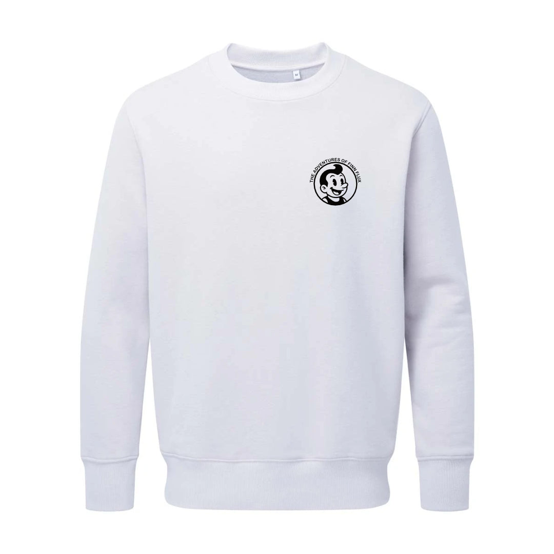 Finn Flux White Jumper