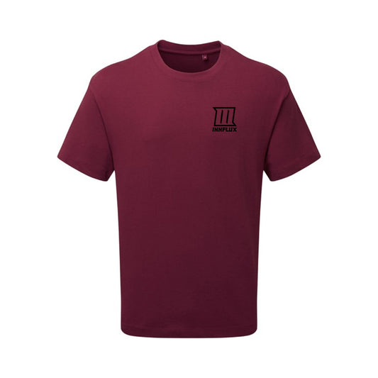 Heavy weight T shirt Burgundy