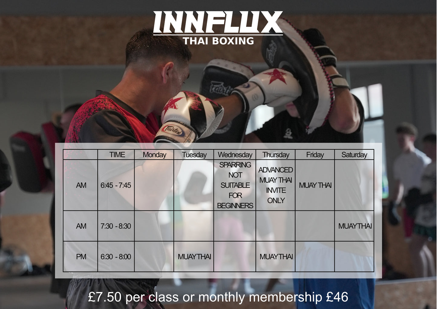 Thai Boxing monthly membership